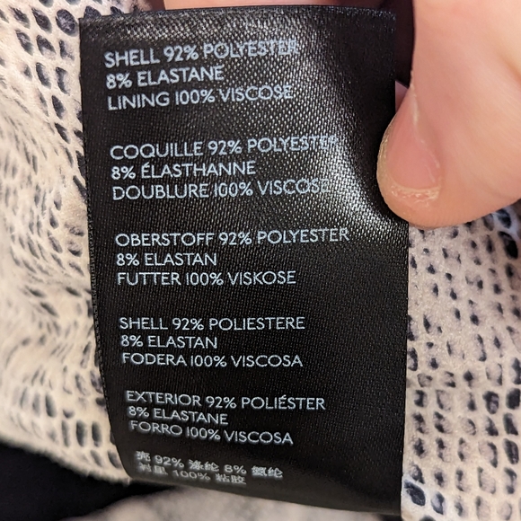 Free People🩶 Midnight Magic Snake Print Mini Skirt Sz 6 - Picture 10 of 10